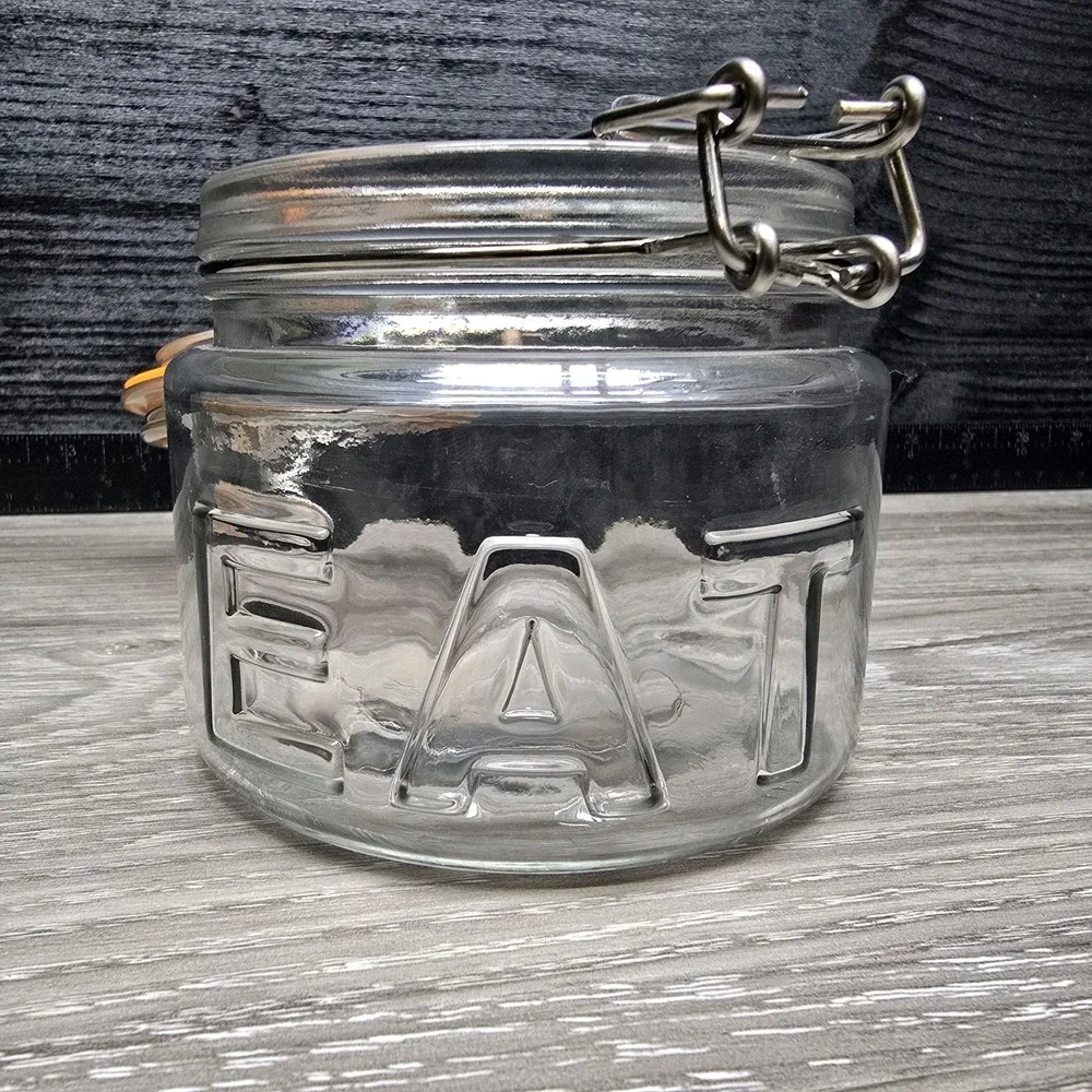 Clear Canister With Latch Lock Lid - 